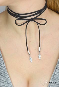 Naszyjnik choker damski czarny By Dziubeka NIL2001 (6).JPG